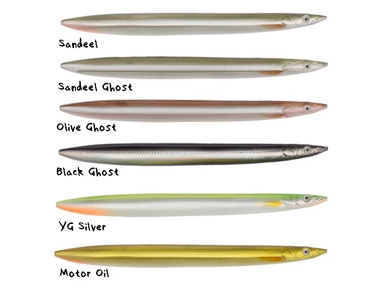 Savage Gear 3D Line Thru Sandeel 125mm 19g