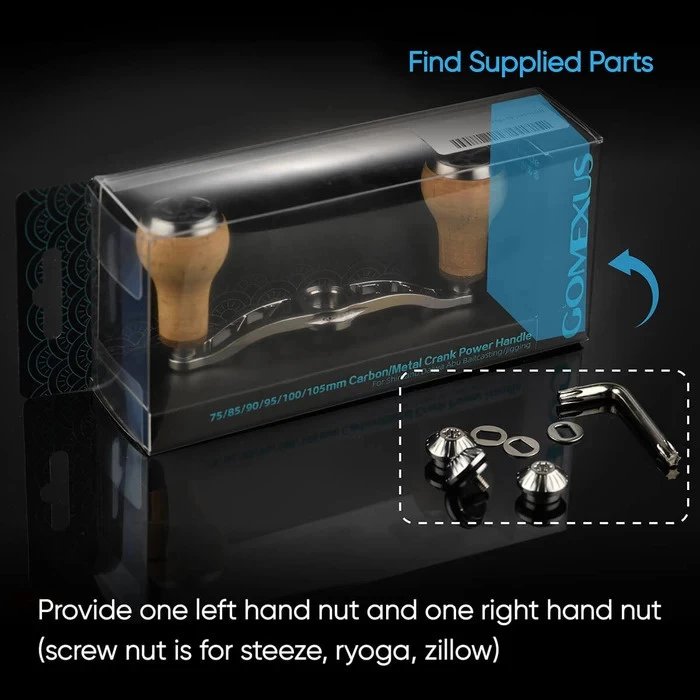 Gomexus Aluminum Double Handle With Cork Knob – Bild 4