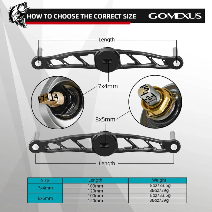 Gomexus Aluminum Double Handle With Cork Knob – Bild 5