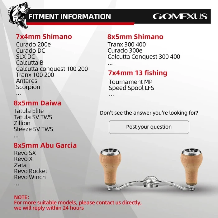 Gomexus Aluminum Double Handle With Cork Knob – Bild 6